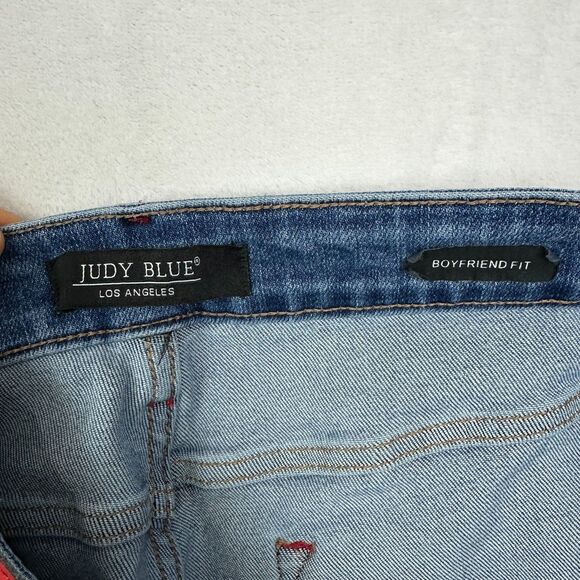 Judy Blue High Rise Boyfriend Fit Jeans Size 22W Medium Wash Non Distressed - Picture 5 of 5